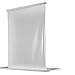 ECO-DuR 4024879000431 Kassetten Duschrollo 134 cm silber - Folie unbedruckt