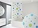 HALB-KASSETTEN DUSCHROLLO 60 cm EXTRA BREIT MODELL SYLT WEISS BLAU GRÜN DUSCHVORHANG! SHOWER ROLLO CURTAIN!