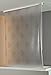 ECO-DuR 4024879002923 Kassetten Duschrollo 134 cm weiß - Karo terra