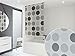 KS Handel 24 HALB-Kassetten DUSCHROLLO 60 cm EXTRA SCHMAL Modell Retro DUSCHVORHANG GRAU Weiss ANTHRAZIT! Shower Rollo Curtain!