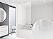 Basic DUSCHROLLO PEVA 60x240 cm Modell Milky Drops! Shower Rollo Curtain!
