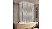 KLEINE WOLKE Eck-Duschrollo incl. 2 Alu-Kassetten »Milky« 132+56x240 cm