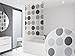 Basic DUSCHROLLO 60x240 cm Modell Retro DUSCHVORHANG GRAU ANTHRAZIT! Shower Rollo Grey!