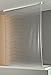 ECO-DuR 4024879005306 Kassetten Duschrollo 134 cm weiß - Shower lemon
