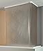 ECO-DuR 4024879000561 Kassetten ECK Duschrollo 137 x 62 cm weiß - Seerose beige