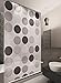 BASIC DUSCHROLLO 140x240 CM MODELL RETRO DUSCHVORHANG GRAU ANTHRAZIT! SHOWER ROLLO GREY!