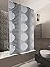 BASIC DUSCHROLLO 140x240 CM MODELL LOCA DUSCHVORHANG SCHWARZ WEISS! SHOWER ROLLO CURTAIN