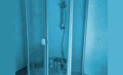 Duschkabine Badewanne vorgestellt